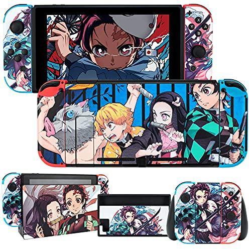 DLseego Switch Skin Sticker Pretty Pattern Full Wrap Skin Protective Film Sticker Compatible with Nintendo Switch - Boys and Girls - JOY2ESpree