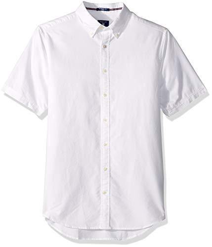 GANT Men's The Fitted Oxford Short Sleeved Shirt - JOY2ESpree