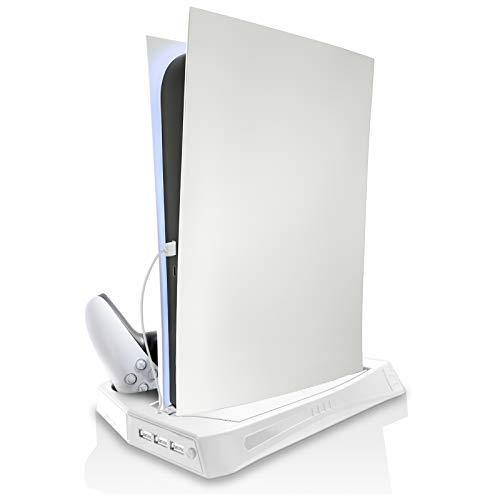 PS5 Cooling Fan, PS5 Cooler, Vertical Stand for Playstation 5 Digital Edition & Ultra HD Game Console - JOY2ESpree