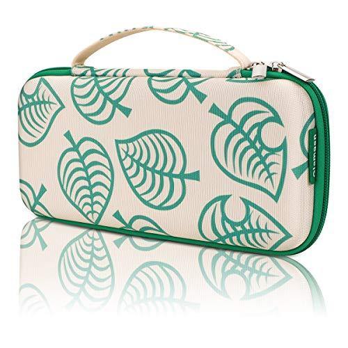 Carrying Case for Nintendo Switch,Travel Carry Cover Hard Shell Storage for Leaf Crossing NS Console and Accessories - JOY2ESpree