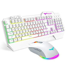 
                        
                          画像をギャラリービューアに読み込む, havit Keyboard Rainbow Backlit Wired Gaming Keyboard Mouse Combo, LED 104 Keys USB Ergonomic Wrist Rest Keyboard, 4800 DPI Mouse for PC Gamer (White) - JOY2ESpree
                        
                      