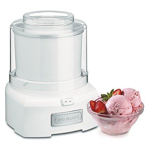 Cuisinart ICE21R Frozen Yogurt Automatic Ice Cream and Sorbet Maker,120 V, Thermoplastic, 1-1/2 qt, Red - JOY2ESpree