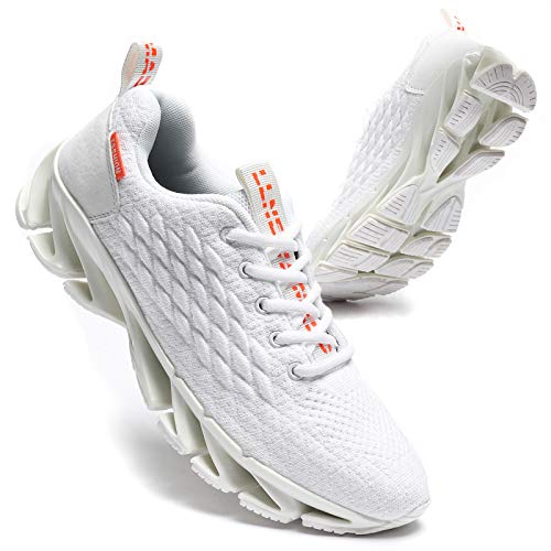 Pozvnn Mens Blade Sneakers Athletic Running Shoes Non Slip Walking Fashion Tennis Shoes