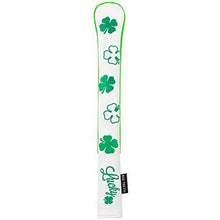 
                        
                          Load image into Gallery viewer, Golf Alignment Stick Covers Lucky Clover Holds 2 Sticks Leather Elegant Stick Holder Golf Club Protector - JOY2ESpree
                        
                      