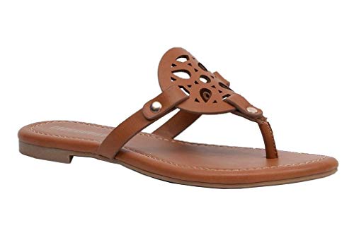CUSHIONAIRE Women's Cameron Flat Sandal with +Comfort