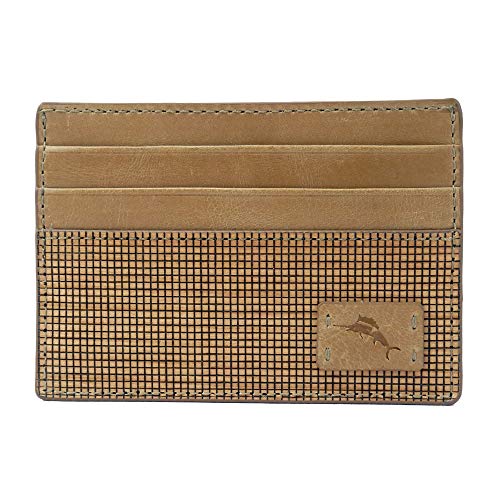Tommy Bahama Men's 100% Leather Slim Card Case Carrier Wallet