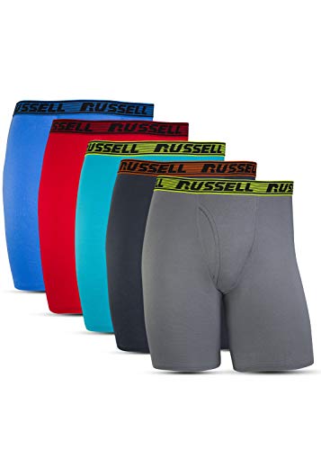 Russell Athletic Men's All Day Comfort Boxer Briefs (5 Pack)