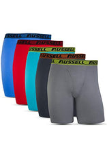 
                        
                          Load image into Gallery viewer, Russell Athletic Men's All Day Comfort Boxer Briefs (5 Pack)
                        
                      