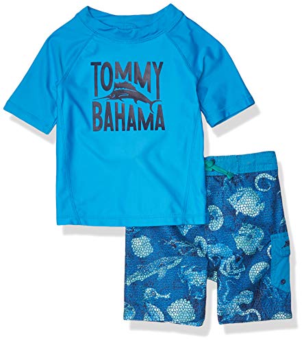 Tommy Bahama Boys' Rashguard and Trunks Swimsuit Set