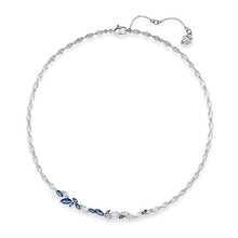 
                        
                          Load image into Gallery viewer, Swarovski Women's Louison Jewelry Collection, Rhodium Finish, Blue Crystals, Clear Crystals - JOY2ESpree
                        
                      