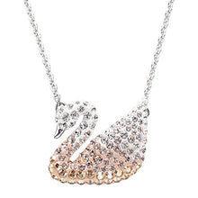 
                        
                          Load image into Gallery viewer, SWAROVSKI Women's Iconic Swan Crystal Jewelry Collection, Rhodium Finish - JOY2ESpree
                        
                      