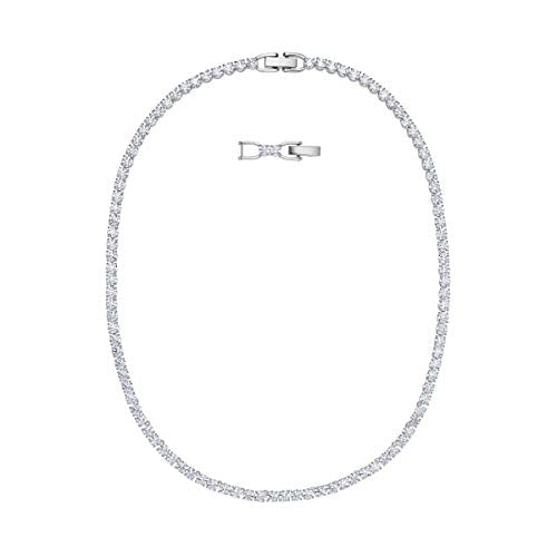 SWAROVSKI Women's Tennis Deluxe Jewelry Collection, Clear Crystals - JOY2ESpree