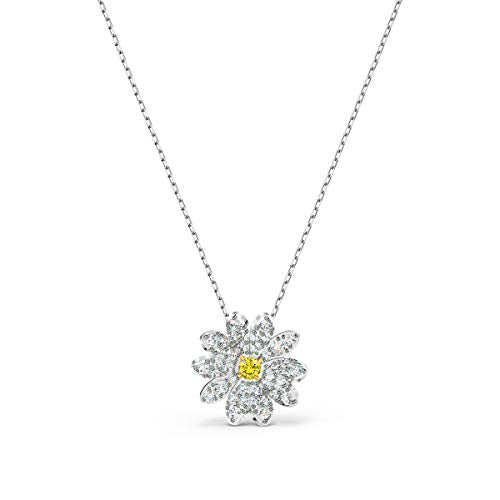 SWAROVSKI Women's Eternal Flower Jewelry Collection, Yellow Crystals, Clear Crystals - JOY2ESpree