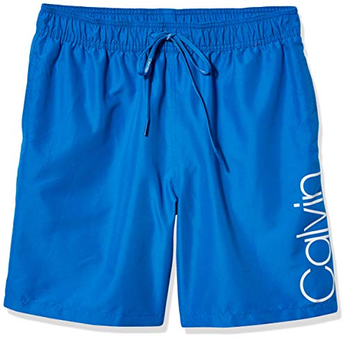 Calvin Klein Men's 7 Inch Elastic Waist Quick Dry Swim Trunk