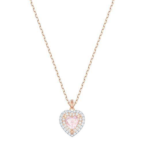 SWAROVSKI Women's One Heart Crystal Jewelry Collection, Rose Gold Tone Finish - JOY2ESpree