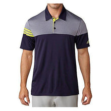 
                        
                          Load image into Gallery viewer, adidas Golf Men's 3-Stripes Heather Block Polo - JOY2ESpree
                        
                      
