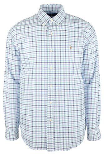 Ralph Lauren Mens Logo Button-Down Dress Shirt