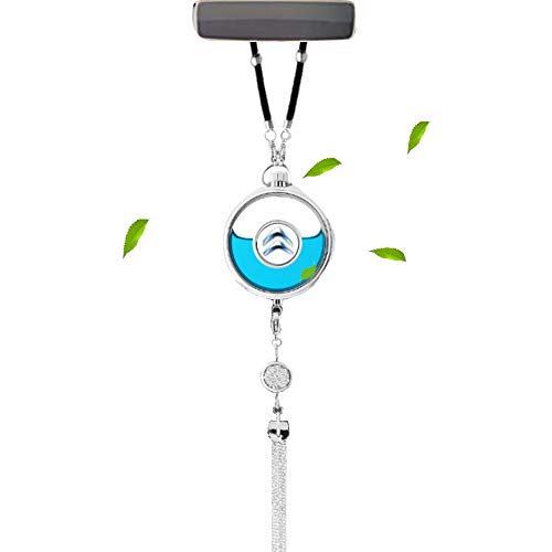 VILLSION Car Logo Perfume Air Freshener Rearview Mirror Pendant Ornament Exquisite for Car with Gift Box