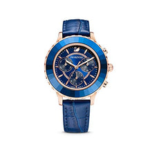 
                        
                          Load image into Gallery viewer, SWAROVSKI Women's Octea Lux Chrono Crystal Watch Collection, Leather Strap - JOY2ESpree
                        
                      