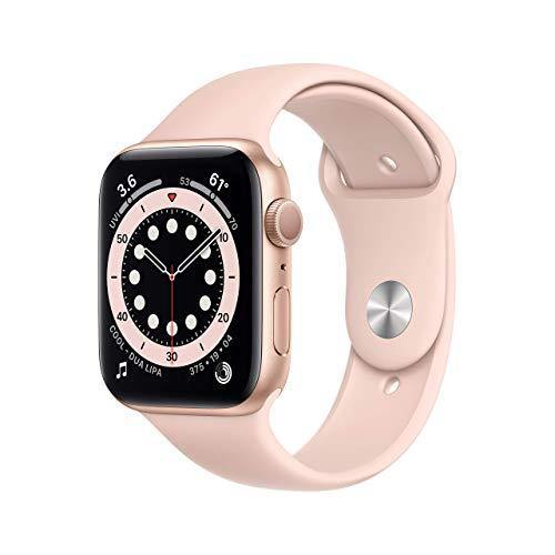 Apple Watch Series 6 (GPS, 44mm) - Space Gray Aluminum Case with Black Sport Band (Renewed) - JOY2ESpree