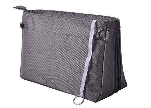 Vercord Expandable Nylon Handbag Purse Organizer Insert Liner Shaper Bag