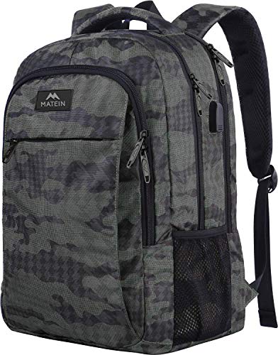 Matein Travel Laptop Backpack, Business Anti Theft Slim Durable Laptops Backpack