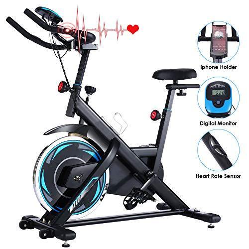 FUNMILY Indoor Exercise Bike Stationary, Cycling Bike-Belt Drive - JOY2ESpree