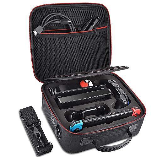 Retear Travel Carry Case for Nintendo Switch Game Portable Hard Shell Protective Storage Accessories Bag - JOY2ESpree