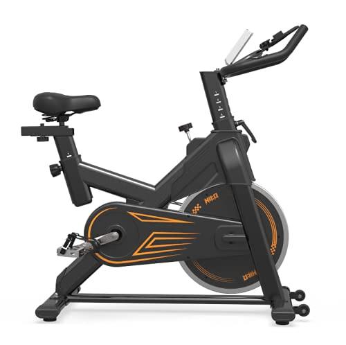 Indoor Cycling Bike Stationary - Exercise Bike for Home Cardio Workout with Comfortable Seat Cushion & Silent Belt Drive & Pad Holder - JOY2ESpree