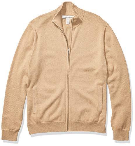 Amazon Essentials Men's Full-Zip Cotton Sweater
