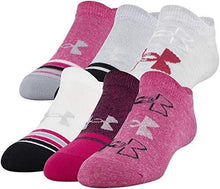 
                        
                          Load image into Gallery viewer, Under Armour Youth Essential 2.0 No Show Socks, 6-Pairs
                        
                      