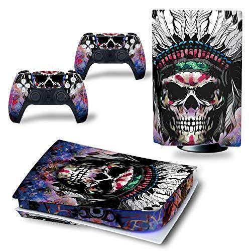 Mmoptop PS5 Skin Aven-GeRs for Playstation 5 Disc Version with Console and Dualsense Controller - Full Set - JOY2ESpree