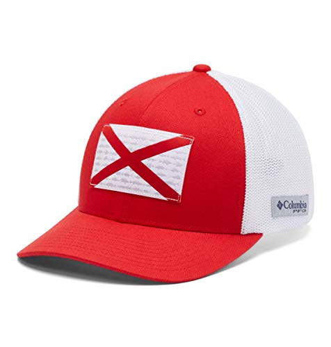 Columbia Unisex-Adult PFG Mesh Fish Flag Ball Cap