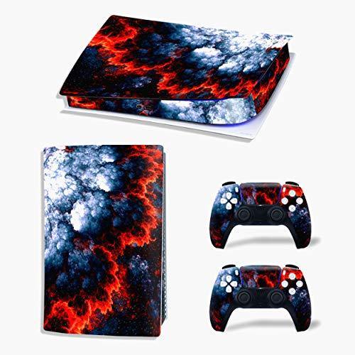 Ps5 Skin Sticker Vinyl Decal Cover for Playstation 5 Console Controllers (Digital Edition, Lightning) - JOY2ESpree