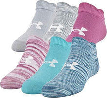 
                        
                          Load image into Gallery viewer, Under Armour Youth Essential 2.0 No Show Socks, 6-Pairs
                        
                      
