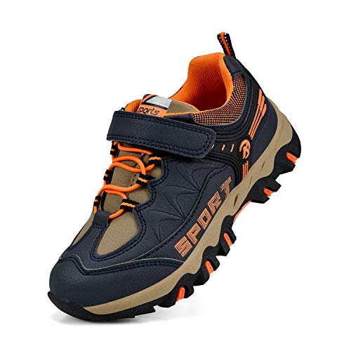 Biacolum Boys Girls Shoes Outdoor Hiking Waterproof Kids Sneaker